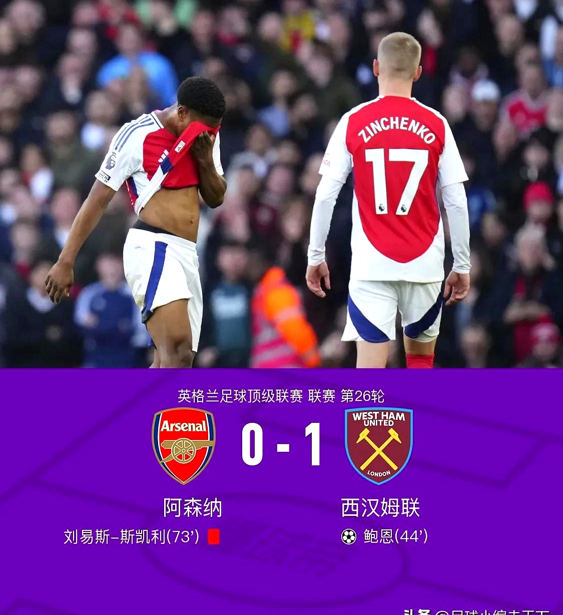 阿森纳遭遇连败局面,球队面临危机 阿森纳遭遇连败局面,球队面临危机